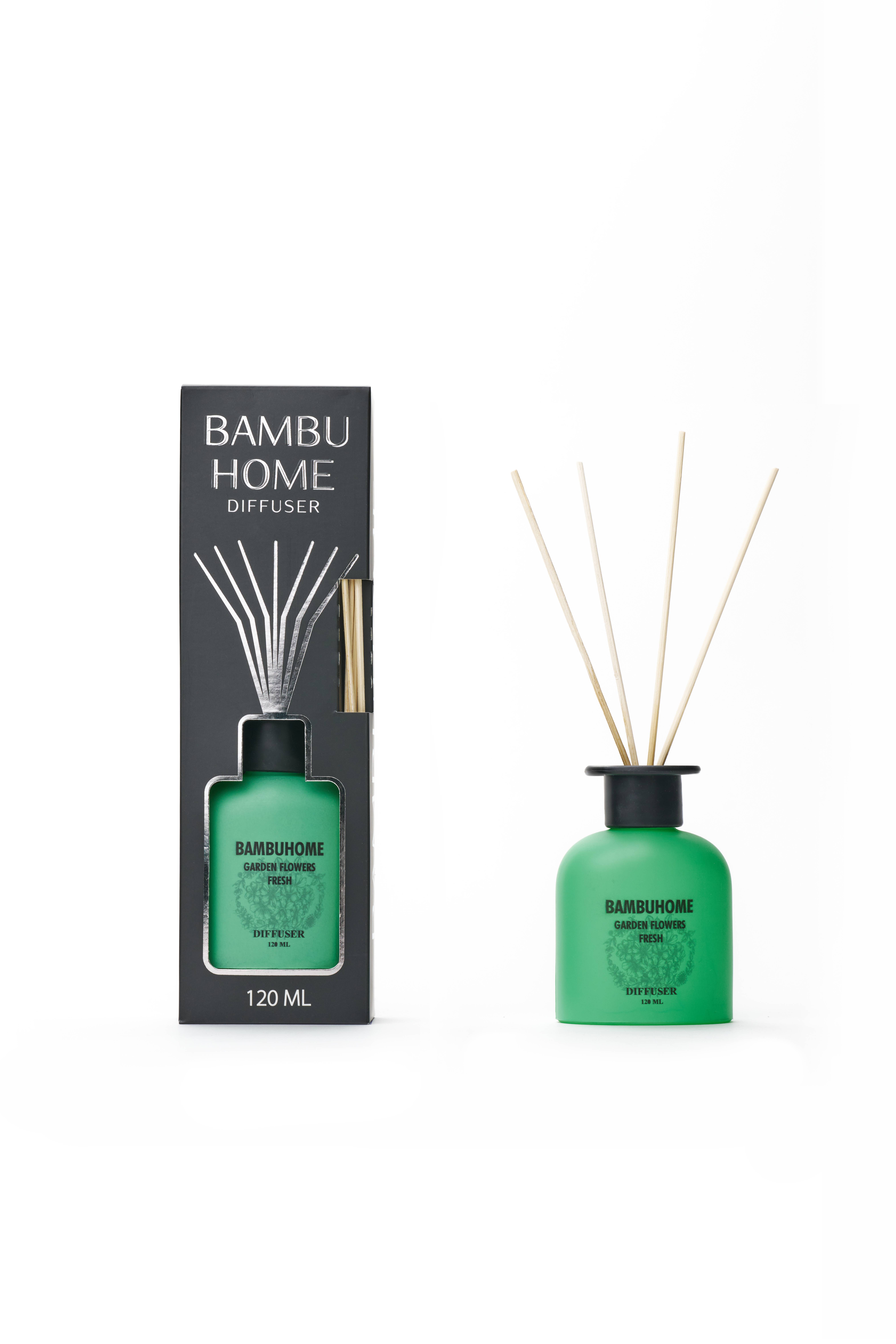 Bambuhome Özel Seri Çubuklu Oda Kokusu 120 ml - Garden Flowers