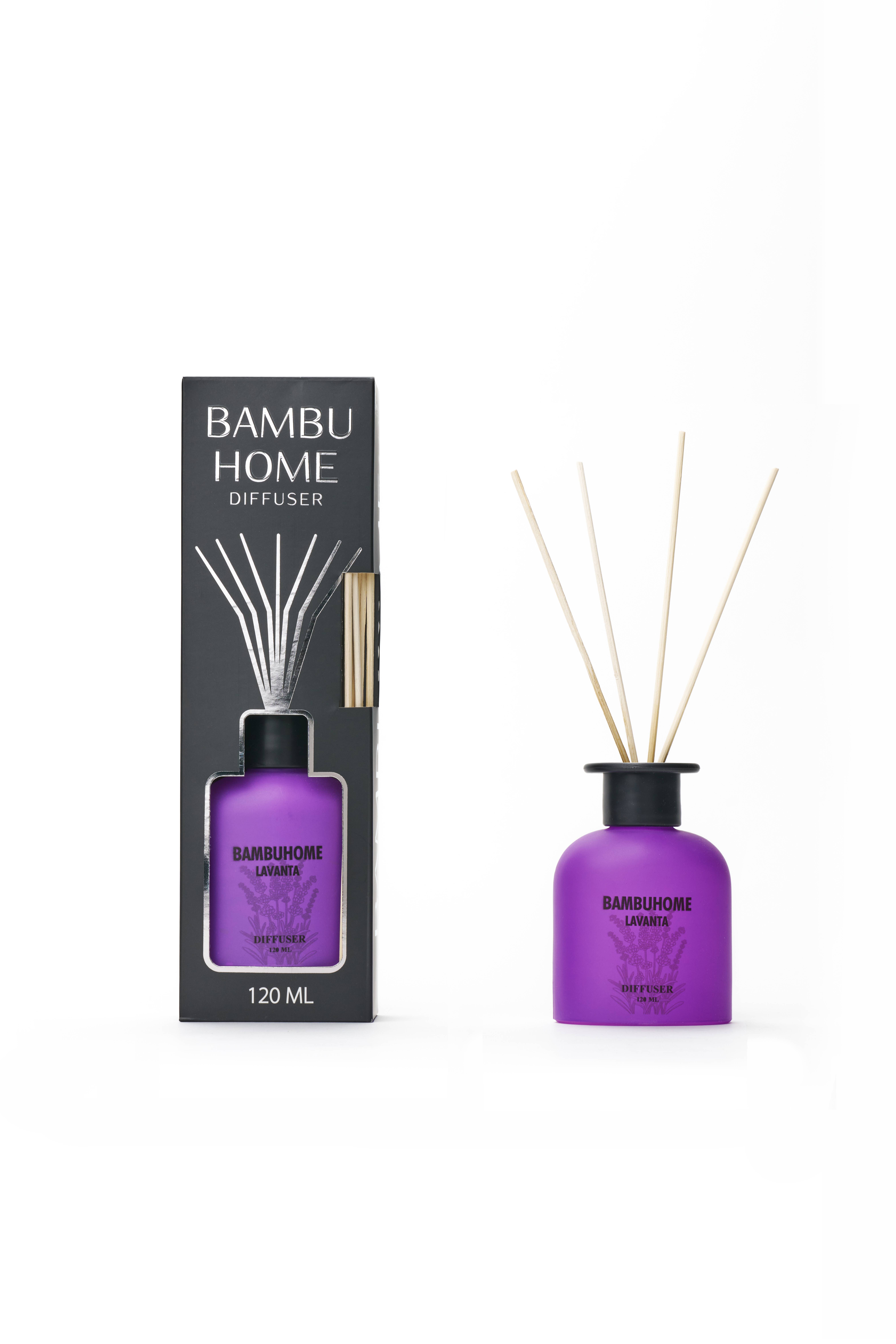 Bambuhome Özel Seri Çubuklu Oda Kokusu 120 ml - Lavanta