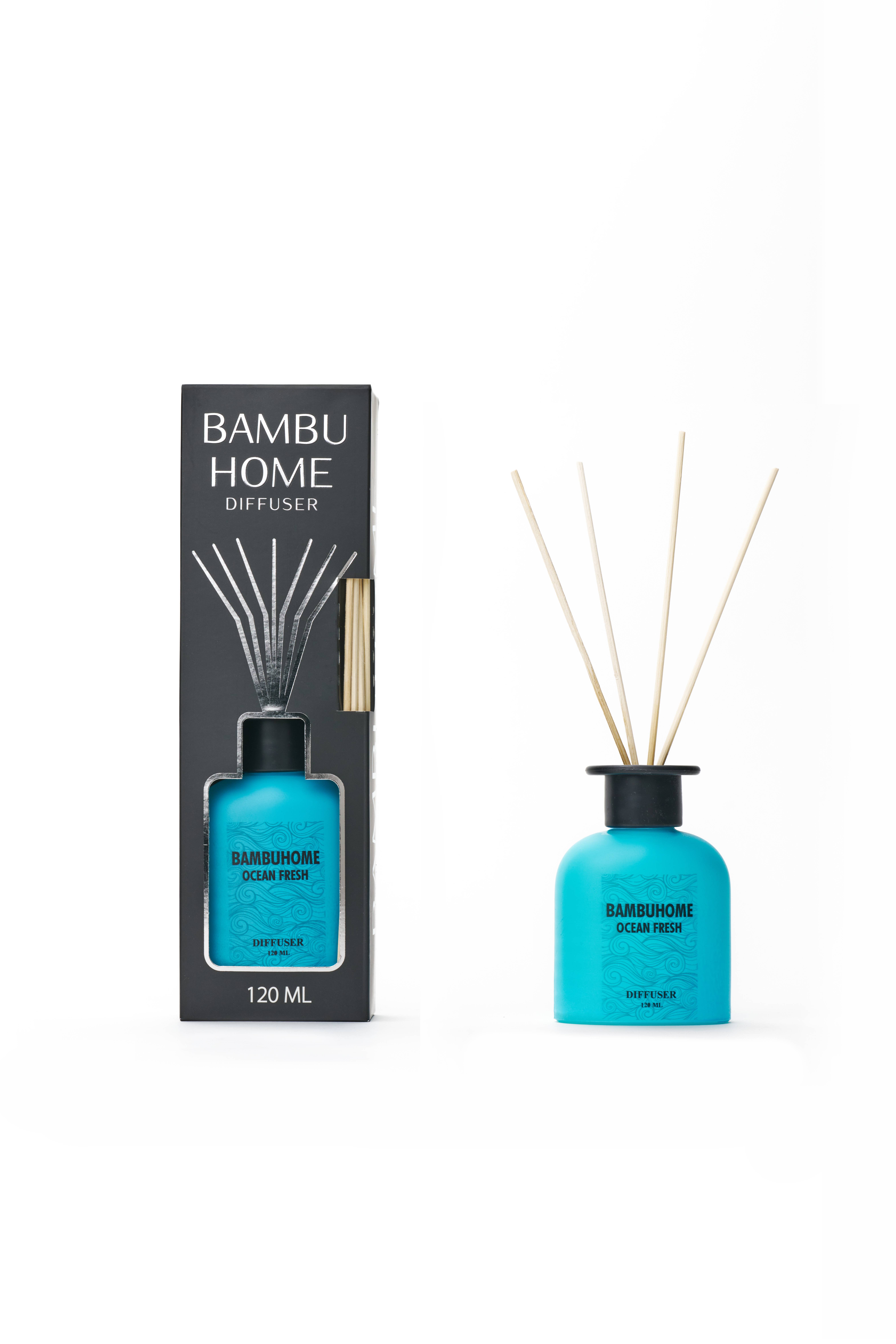 Bambuhome Özel Seri Çubuklu Oda Kokusu 120 ml - Ocean Fresh