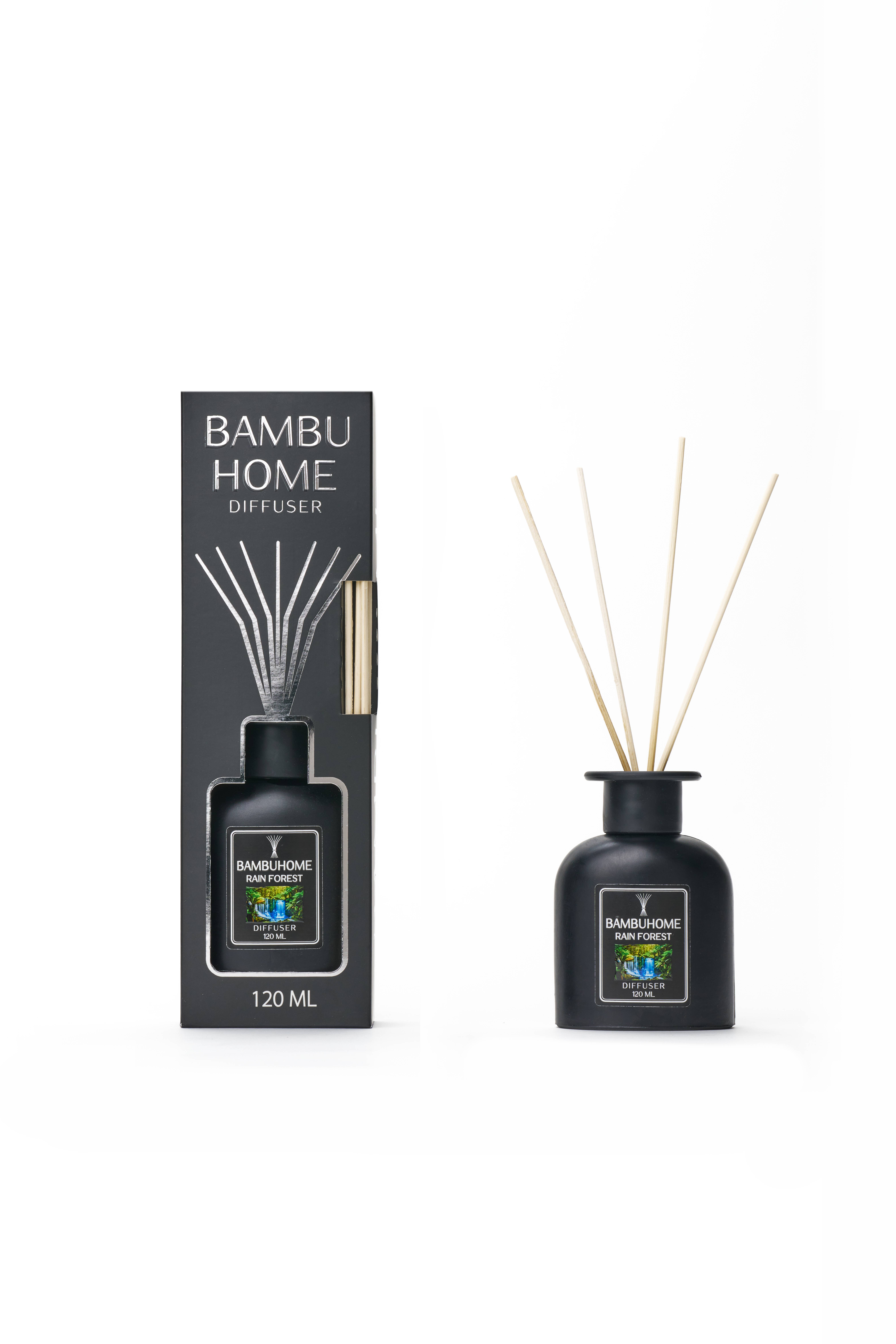 Bambuhome Özel Seri Çubuklu Oda Kokusu 120 ml - Rain Forest